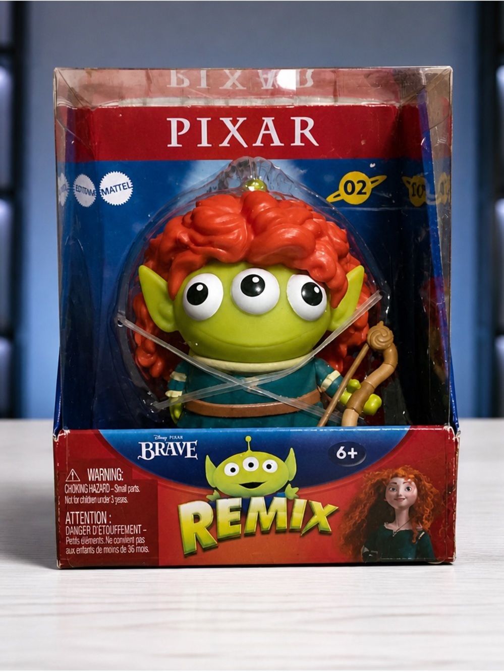 Mattel Disney Pixar Remix Brave 3" Alien #02  Merida Figure